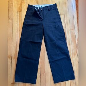 Studio Nicholson straight leg wool twill pants
